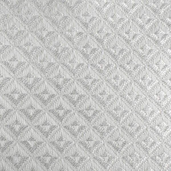 Puuvilla Jacquard - timanttikuvio - Laatukangas