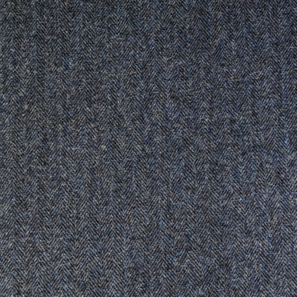 Sininen tweed villakangas - kalanruoto 3