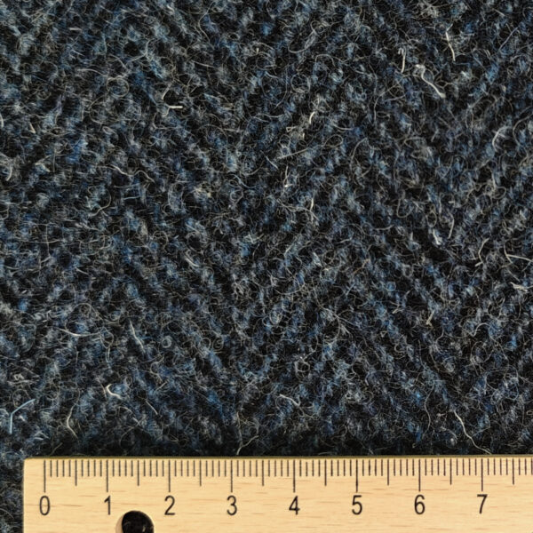 Sininen tweed villakangas - kalanruoto 4