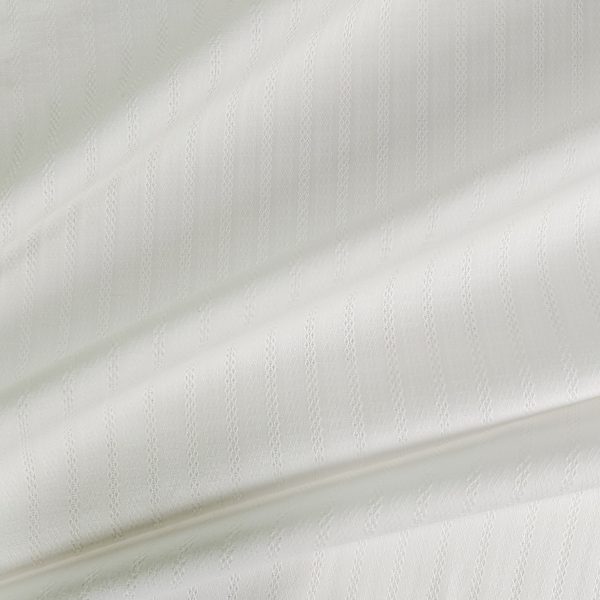 Dobby / Jacquard puuvillakangas - Salmiakkiraita