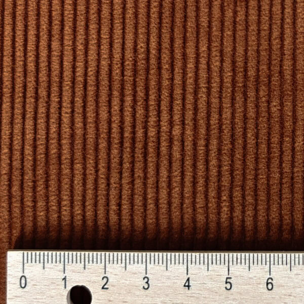 Punaruskea vakosametti - terracotta - lähikuva