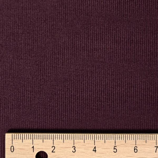 Needlecord vakosametti viskoosi - Tumma burgundy