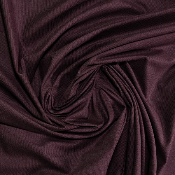 Needlecord vakosametti viskoosi - Tumma burgundy
