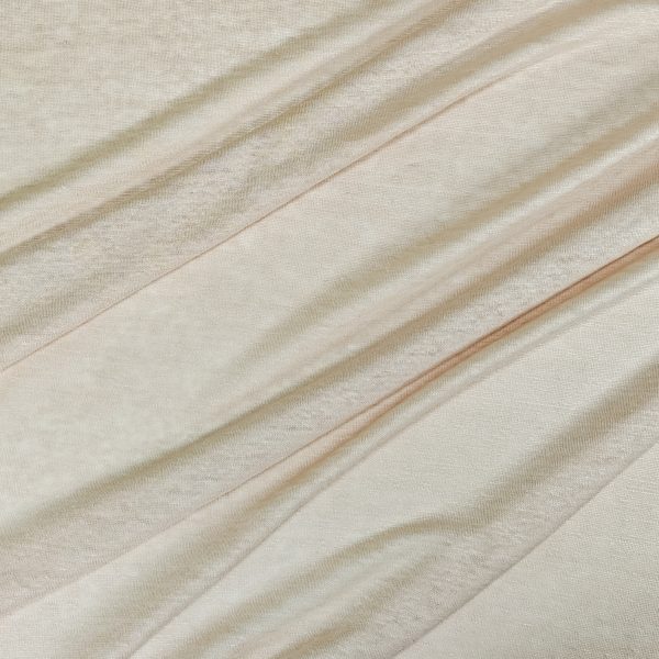 Meleerattu pellavatrikoo, pellavajersey - Nude - 180 g/m²