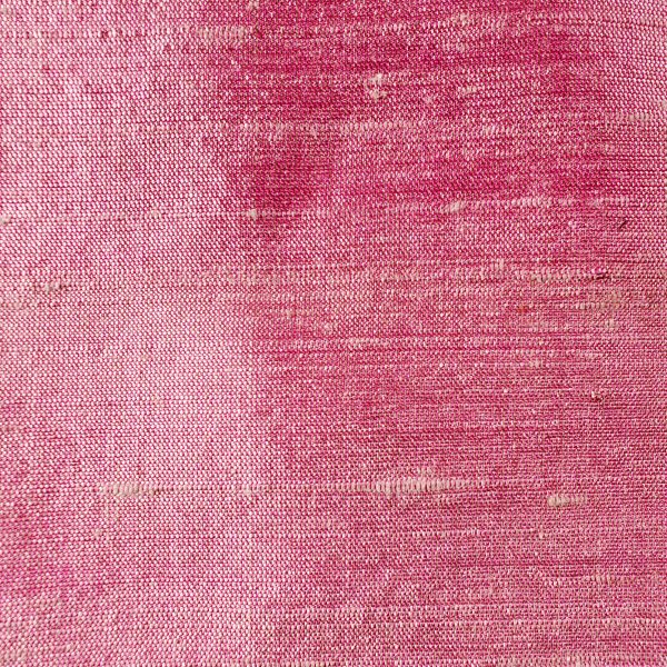 Dupion-silkki, käsinkudottu - Pinkki