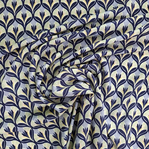 Viskoosikangas - Art Nouveau Krookukset