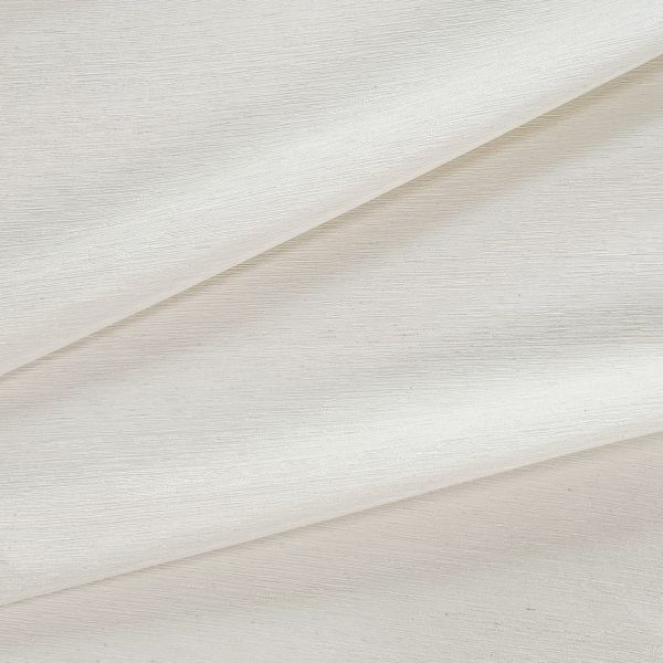 Silkki-pellavakangas - norsunluunvalkoinen, ivory
