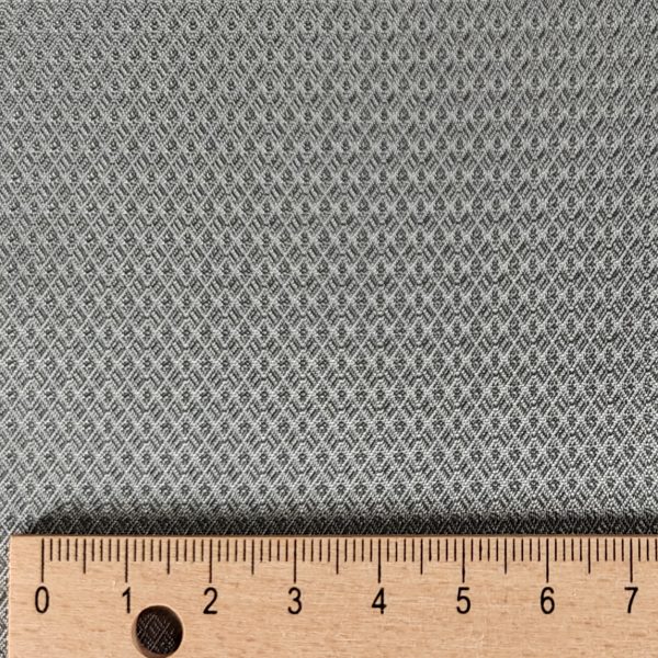Jacquard viskoosivuorikangas - hopeanharmaa