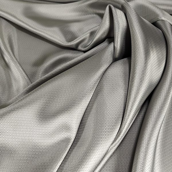 Jacquard viskoosivuorikangas - hopeanharmaa