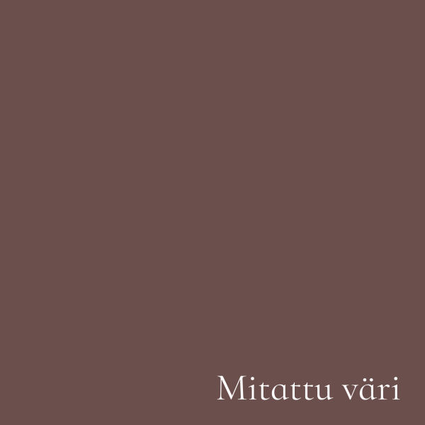 Joustava, keskipaksu kreppikangas - viskoosi-elastaani, punaruskea - mitattu väri