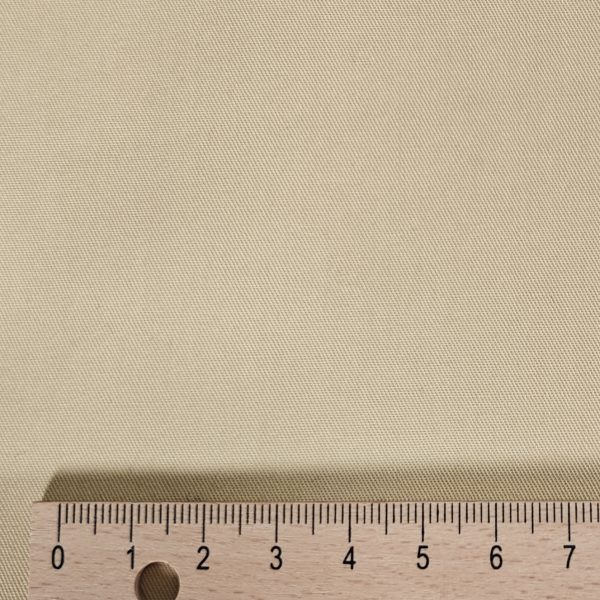 Kevyt puuvillagabardiini takkikangas - beesi