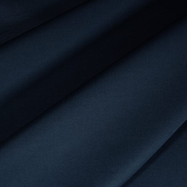 Tummansininen takkikangas puuvillaa - Ottoman