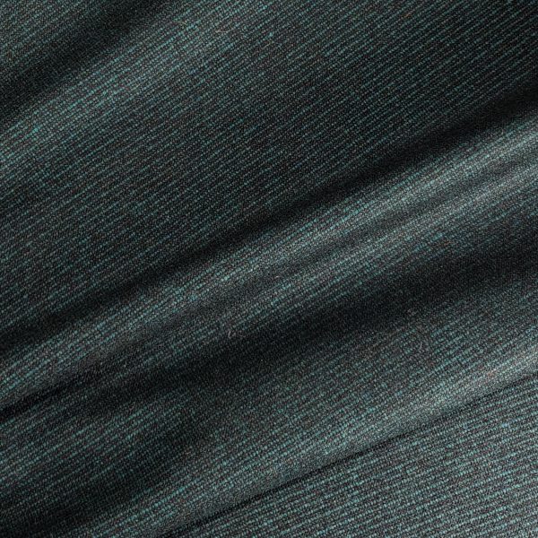 Paksu villakangas takkeihin - Tumma vihreä & musta