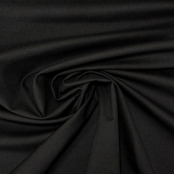 Pukuvillakangas neitsytvillaa, palttinasidoksinen - musta