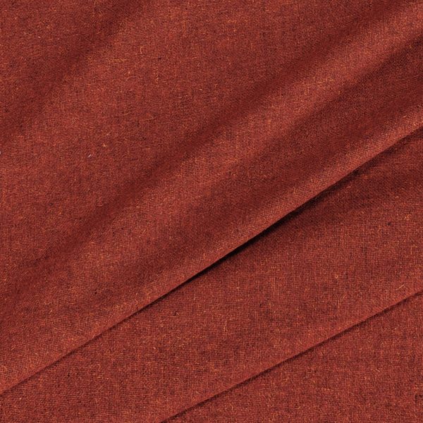 Rouhea, ruosteenpunainen tweed-villakangas pukuihin ja takkeihin