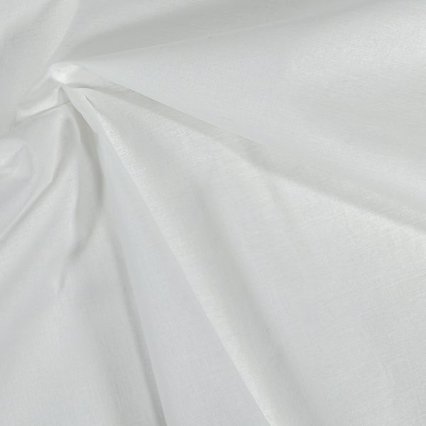 Kudottu silitettävä tukikangas puuvillaa - valkoinen ja musta