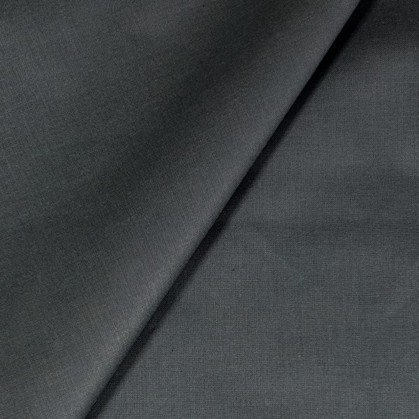 Sertinki - taskupussikangas, puuvillavuorikangas - tummanharmaa