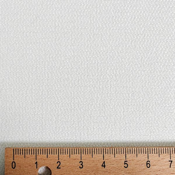 Pehmeä, hieman joustava, kreppisidoksinen silitettävä tukikangas - musta ja valkoinen