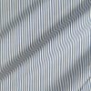 Sini-Valkoraidallinen Puuvillapopliini - Paita- Ja Mekkokangas - Sanforoitu, Kutistumaton