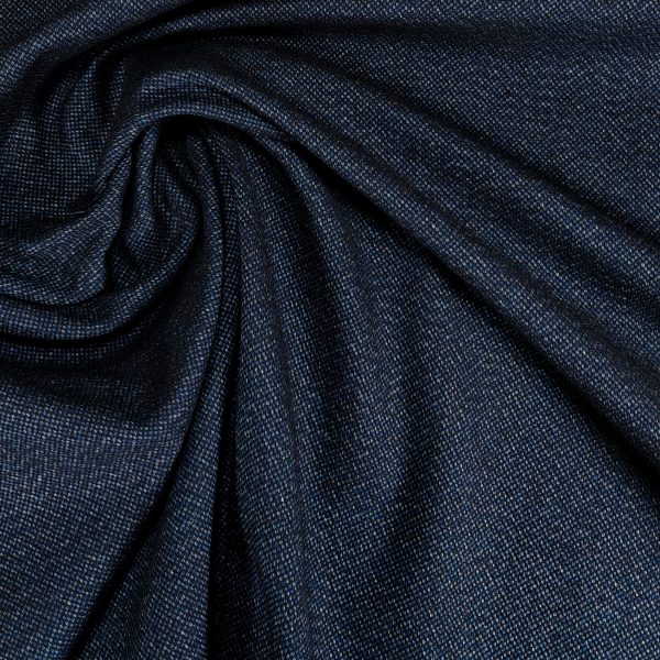 Ota yhteyttä - Villa &Amp; Puuvilla Takki- Ja Sisustuskangas - Tumma Indigo