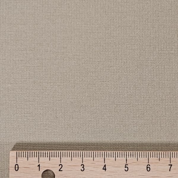 Kaksipuolinen interlock-neulos, viskoosisekoite - Beige