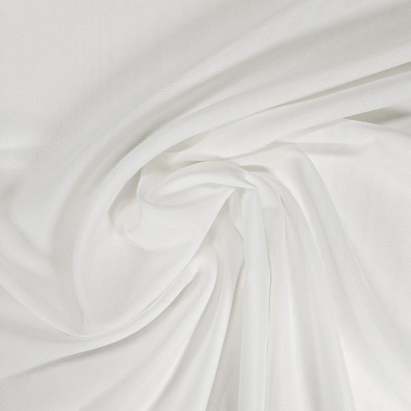 Joustava, silitettävä neulostukikangas - musta ja valkoinen