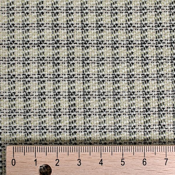 Kevyt ruudullinen pukuvillakangas - täysvilla