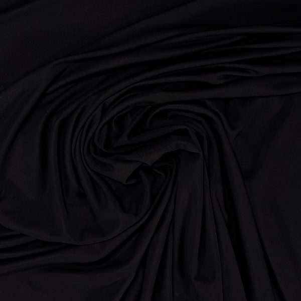 Kreppineulos - viskoosi - musta