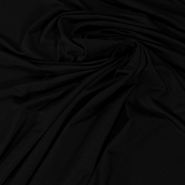 Kreppineulos - viskoosi - musta