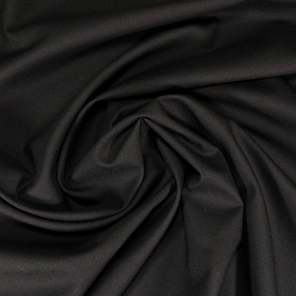 Pukuvillakangas neitsytvillaa, palttinasidoksinen - musta - PALA 1,6m