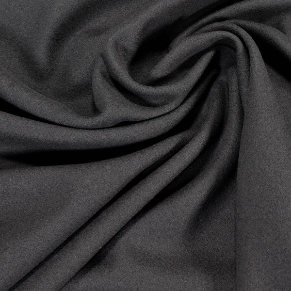 Sarka - tummanharmaa - paksu villakangas