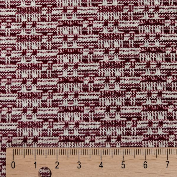 Jacquard pukukangas, villa-puuvilla