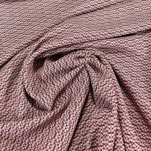 Jacquard pukukangas, villa-puuvilla