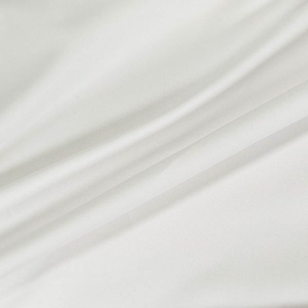 Puuvillagabardiini, kutistettu - Valkoinen