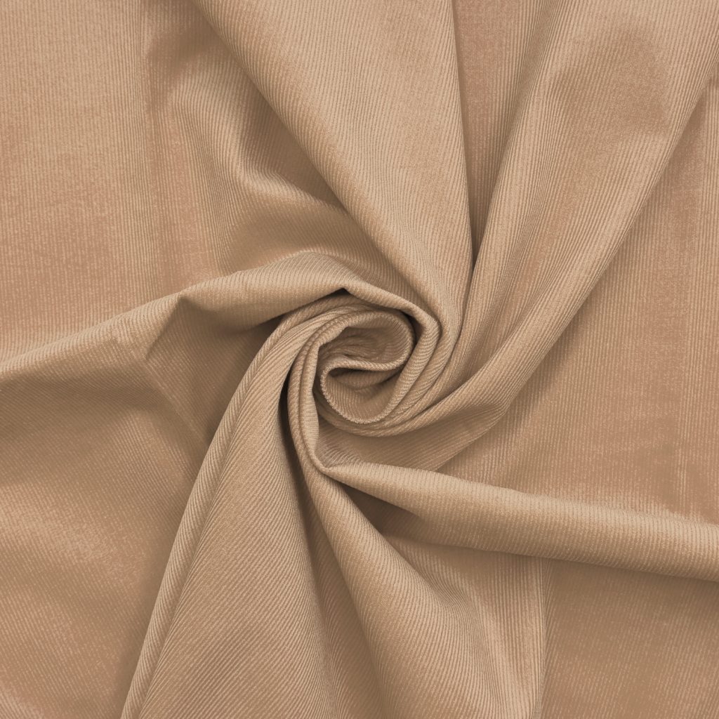 Needlecord vakosametti täyspuuvilla - beige / beesi