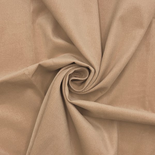 Needlecord vakosametti täyspuuvilla - beige / beesi