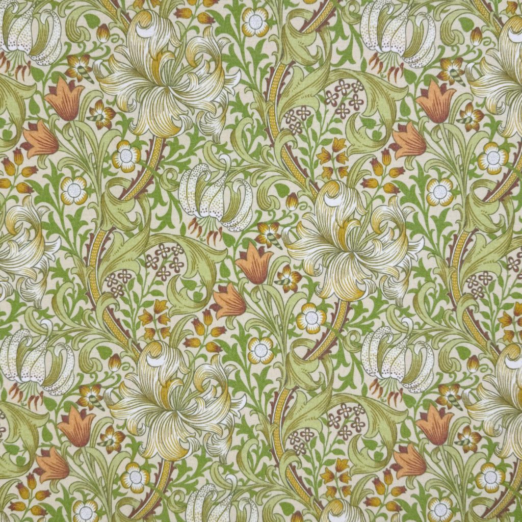 Ulkokangas - William Morris - John Henry Dearle - vaaleanvihreä