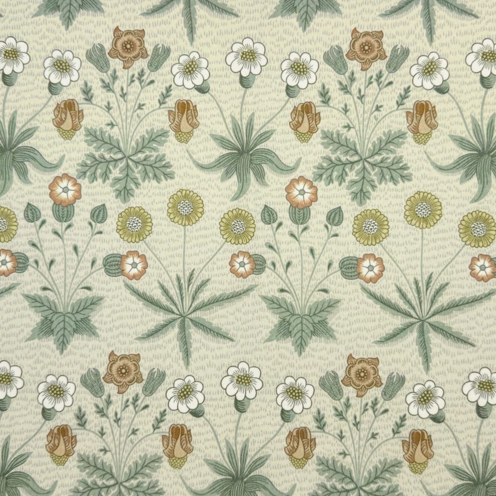 Ulkokangas - William Morris - Daisy - hiekka