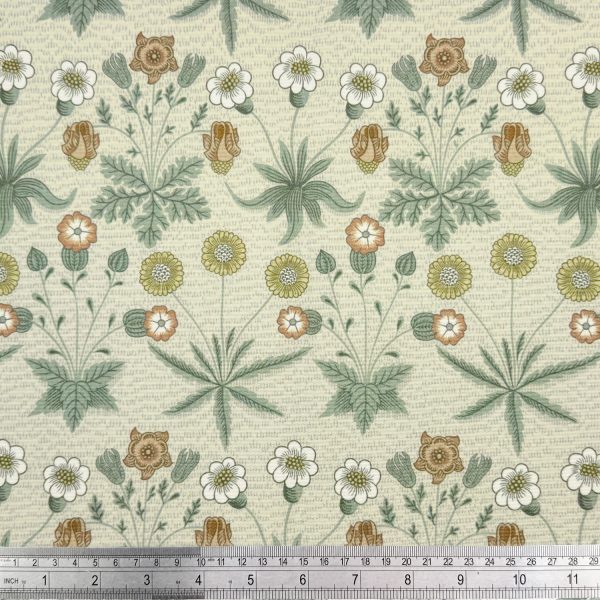 Ulkokangas - William Morris - Daisy - hiekka