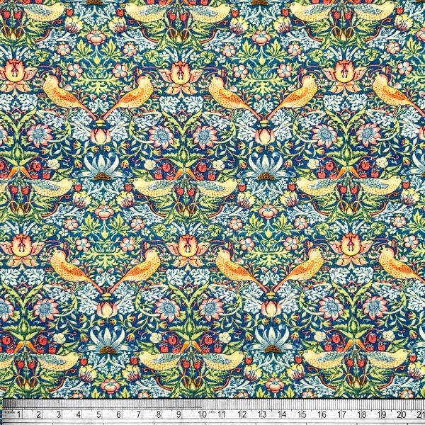 Perkaalipuuvilla - William Morris - Strawberry Thief