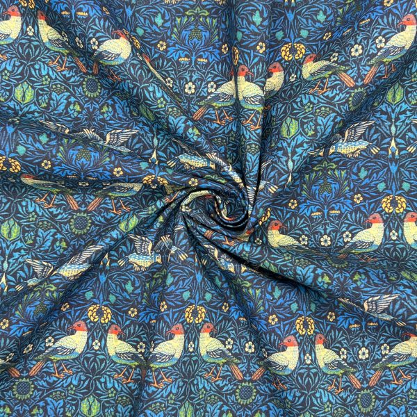 Perkaalipuuvilla - William Morris - Birds, Linnut
