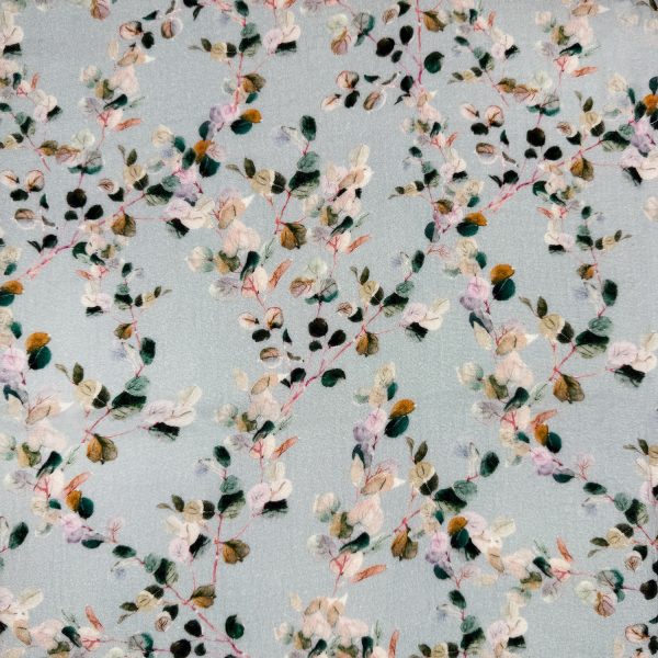 Double Gauze - tuplaharso - angervo - pastellisininen