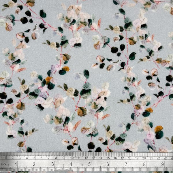 Double Gauze - tuplaharso - angervo - pastellisininen