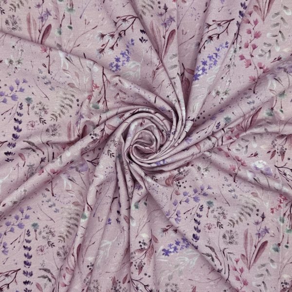 Viskoositrikoo - Lehdossa - roosa