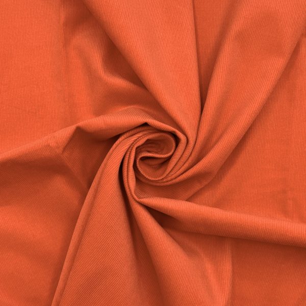 Needlecord vakosametti täyspuuvilla - Terracotta