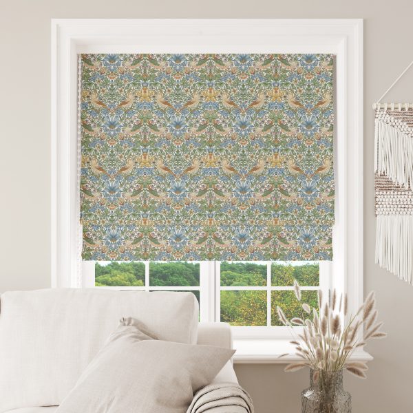 William Morris - Strawberry Thief - Sisustuskangas 100% puuvilla