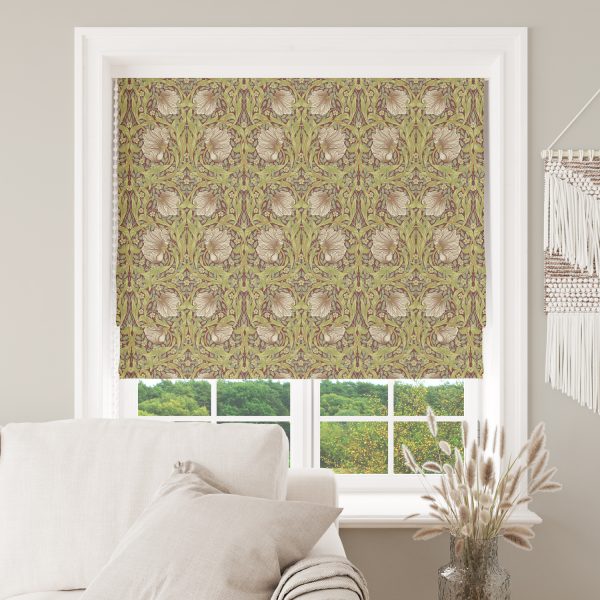 William Morris - Pimpernel - Sisustuskangas 100% puuvilla - Crimson
