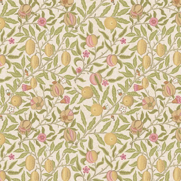 William Morris - Pomegranate - Sisustuskangas 100% puuvilla- Kerma