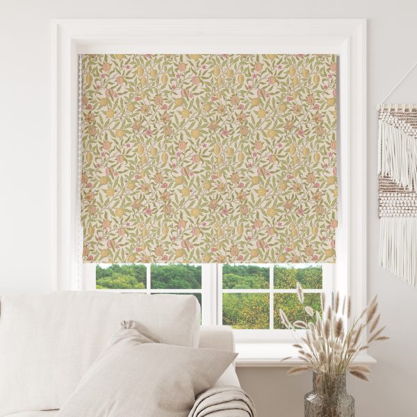 William Morris - Pomegranate - Sisustuskangas 100% puuvilla- Kerma