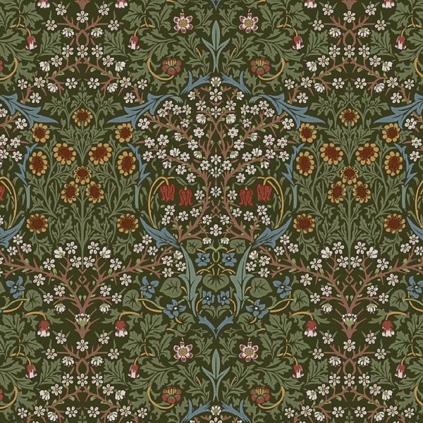 William Morris - Blackthorn - Sisustuskangas 100% puuvilla